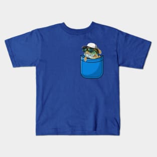 Is that a Bass in Your Pocket? Funny Fish Lover Fishing Sunglasses Kids T-Shirt